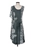 Testament Graphic Gray Casual Dress Size S - photo 2