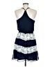Charming Charlie 100% Polyester Paisley Blue Casual Dress Size M - photo 2