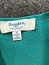 Hayden 100% Polyester Teal 3/4 Sleeve Blouse Size S - photo 7