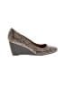 Bass Animal Print Gray Wedges Size 11 - photo 1