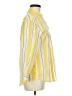 Assorted Brands Stripes Yellow Long Sleeve Button-Down Shirt Size M - photo 4