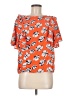 Code x Mode Orange Short Sleeve Blouse Size M - photo 1