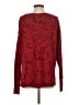 Athleta Paisley Red Pullover Sweater Size S - photo 2