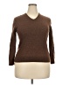 Raffi 100% Merino Extra Fine Wool Brown Wool Pullover Sweater Size XXL - photo 1