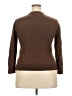 Raffi 100% Merino Extra Fine Wool Brown Wool Pullover Sweater Size XXL - photo 2