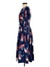 Unbranded Floral Blue Casual Dress Size S - photo 5