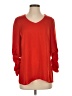 CAbi 100% Polyester Red 3/4 Sleeve Top Size S - photo 1