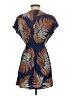 Cupshe 100% Rayon Tropical Blue Casual Dress Size XS - photo 2
