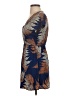 Cupshe 100% Rayon Tropical Blue Casual Dress Size XS - photo 5