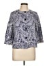 J. McLaughlin Paisley Blue Jacket Size L - photo 1