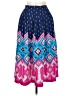 Assorted Brands 100% Rayon Print Blue Casual Skirt Size 7 - 8 - photo 1