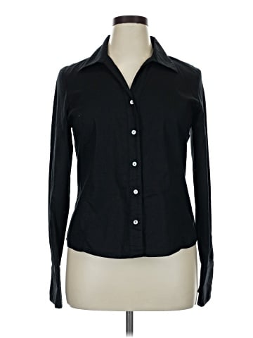 Rafaella Long Sleeve Button-Down Shirt (view 1)