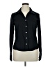 Rafaella 100% Cotton Black Long Sleeve Button-Down Shirt Size 14 (petite) - photo 1