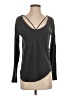 LNA 100% Cotton Gray Long Sleeve Top Size S - photo 1