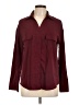 Unbranded 100% Polyester Burgundy Long Sleeve Blouse Size L - photo 1