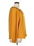 J.Crew 100% Polyester Gold Long Sleeve Blouse Size XL - photo 4