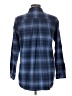 Eddie Bauer 100% Cotton Plaid Blue Long Sleeve Button-Down Shirt Size L (petite) - photo 2