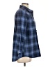 Eddie Bauer 100% Cotton Plaid Blue Long Sleeve Button-Down Shirt Size L (petite) - photo 4
