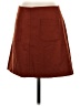 Madewell Solid Brown Orange Wool Skirt Size 2 - photo 1