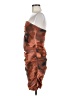 Unbranded Tie-dye Brown Cocktail Dress Size M - photo 5