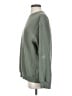 H&M Solid Green Sweatshirt Size S - photo 5