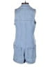 Show Me Your Mumu 100% Cotton Solid Blue Romper Size XS - photo 2