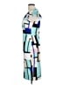 Shein Graphic Blue Cocktail Dress Size L - photo 5