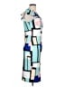 Shein Graphic Blue Cocktail Dress Size L - photo 4