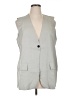 Unbranded Gray Sleeveless Button-Down Shirt Size XL - photo 1