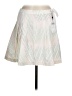 BCBGeneration Stripes White Ivory Casual Skirt Size 6 - photo 1