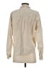 AMO 100% Cotton Ivory Long Sleeve Blouse Size S - photo 2