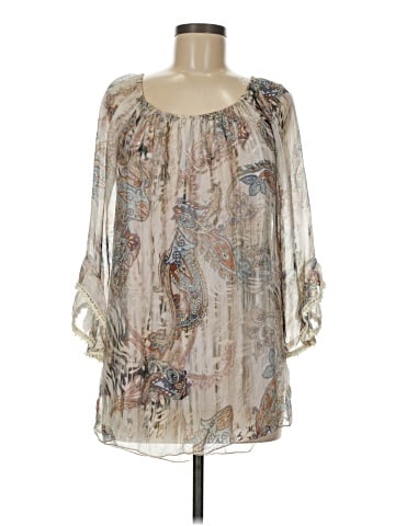 Tempo Paris 3/4 Sleeve Blouse (view 1)