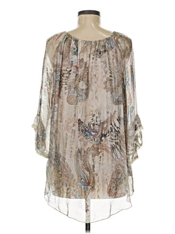 Tempo Paris 3/4 Sleeve Blouse (view 2)