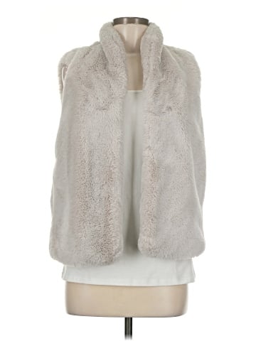 Catherine Malandrino Faux Fur Vest (view 1)