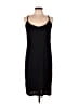 Avenue 100% Polyester Solid Black Casual Dress Size UK 20 - photo 1