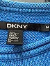 DKNY 100% Cotton Solid Blue Pullover Sweater Size M - photo 7