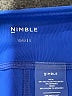 Nimble Activewear Solid Blue Athletic Shorts Size S - photo 4