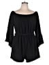 City Chic Solid Black Romper Size 16 Plus (S) - photo 1