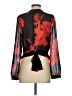 Assorted Brands 100% Polyester Floral Black 3/4 Sleeve Blouse Size S - photo 2