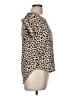 Hippie Rose Animal Print Tan Short Sleeve Blouse Size M - photo 4