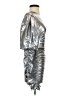 Unbranded Metallic Silver Cocktail Dress Size S (estimated) - photo 4