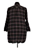 Torrid Plaid Black 3/4 Sleeve Button-Down Shirt Size 2X (estimated) - photo 2