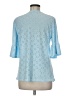 Unbranded Blue 3/4 Sleeve Blouse Size M - photo 2