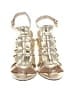 KORS Michael Kors Metallic Ivory Gold Sandals Size 6 - photo 2