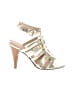 KORS Michael Kors Metallic Ivory Gold Sandals Size 6 - photo 1