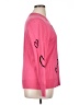 Marled Hearts Pink Pullover Sweater Size XL - photo 4