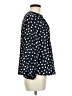 Eclair Polka Dots Black 3/4 Sleeve Blouse Size M - photo 4