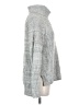 Dex Metallic Silver Turtleneck Sweater Size S - photo 4