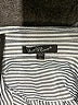 Velvet Heart Stripes Silver 3/4 Sleeve Button-Down Shirt Size L - photo 4