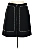 Maje 100% Polyester Black Casual Skirt Size EU (FR) 38 / US 6 - photo 1